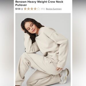 ALO Renown Heavy Weight Crewneck Pullover